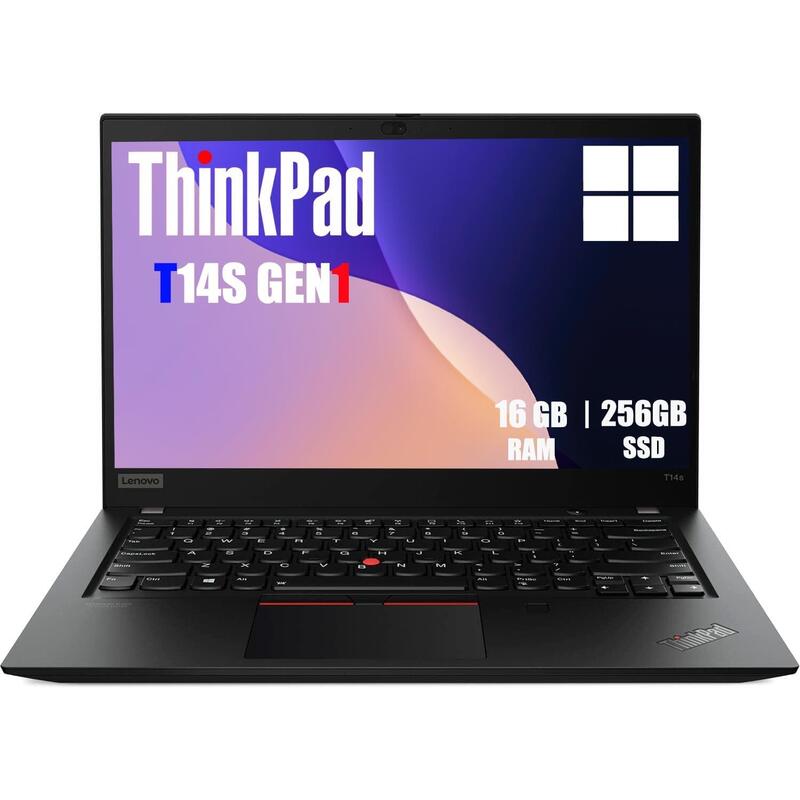 Portatil Reacondicionado Lenovo Thinkpad T14s Gen 1 I7-10710u 16gb 256gb Ssd 14"Fhd Nvidia Quadro P520 Teclado Español W11p Instalado 1 Año De Garantia
