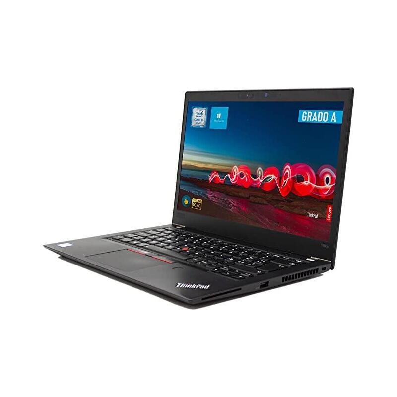 Portatil Reacondicionado Lenovo Thinkpad T480 I7-8650u 8gb 256ssd 14'' Windows 11 Pro Teclado Español 1 Año De Garantia
