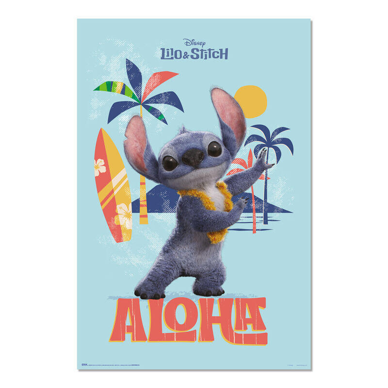 Poster Aloha Live Action Stitch Disney