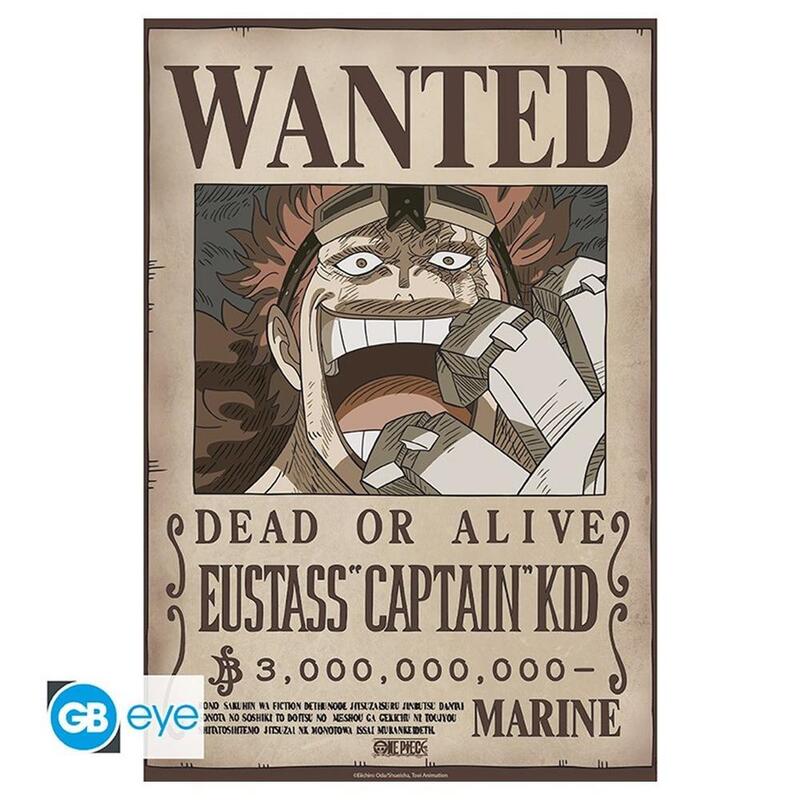 Poster Gb Eye Chibi One Piece Wanted Kid Wano