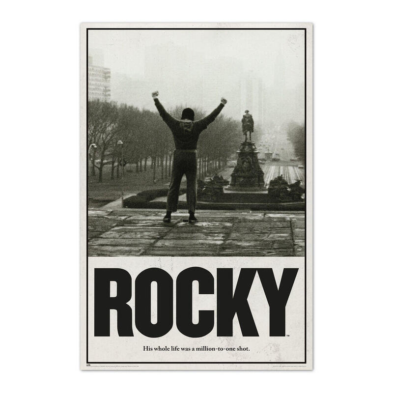 Poster Una Oportunidad Entre Un Millon Rocky Balboa