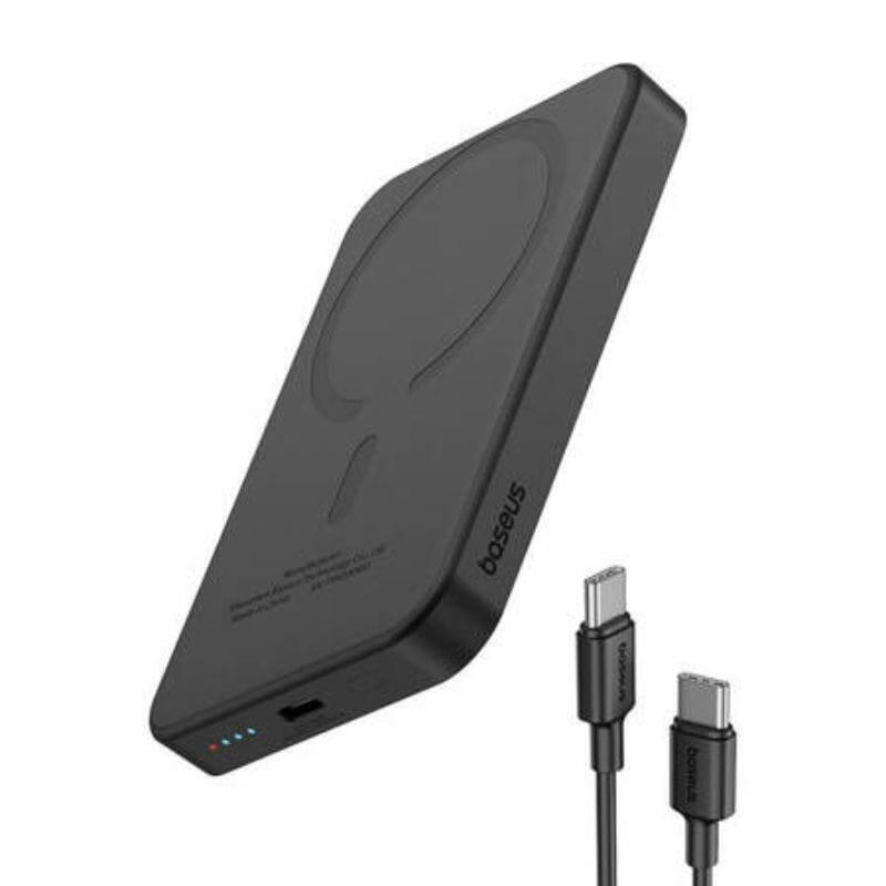 Power Bank Baseus Magnetic Mini 5000mah 20w (Negro)