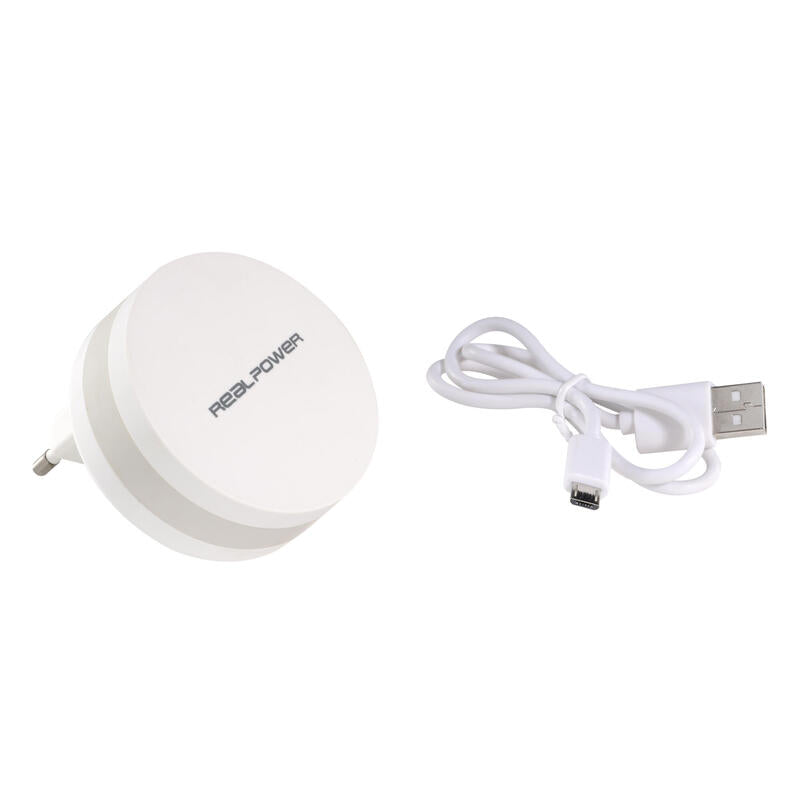 Power Bank Realpower Pbc-1800 Blanco 1.800mah