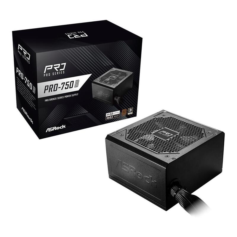 Power Supply Asrock Atx Pc 100 - 240 V 750 W Pro-750b