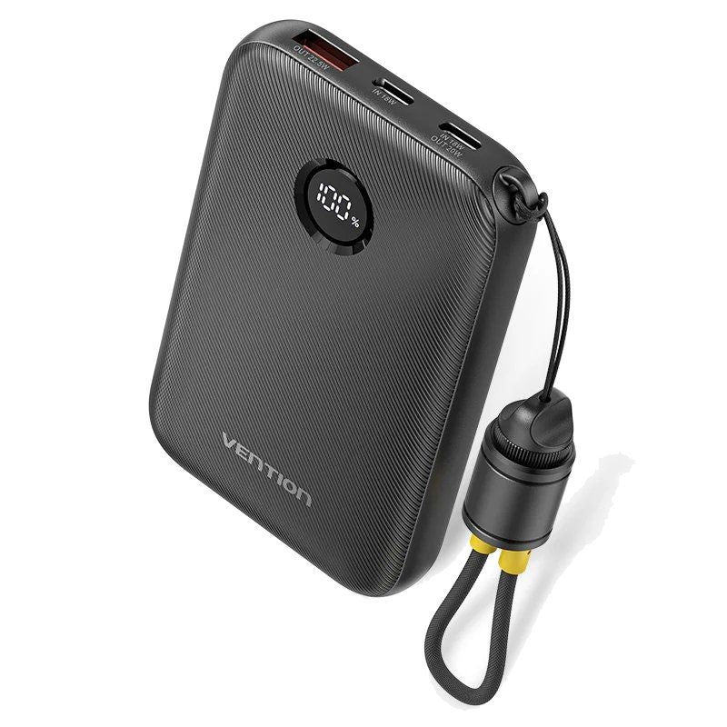 Powerbank 10000mah Vention Fkab0-C 22.5w Negro
