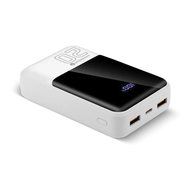 Powerbank 20 000 Mah 2x Usb 1x Usb-C 22,5w Qc4.0 Wyswietlacz Lcd
