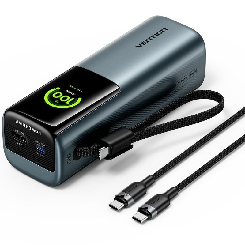 Powerbank 20000mah Vention Fkfh0 165w Gris