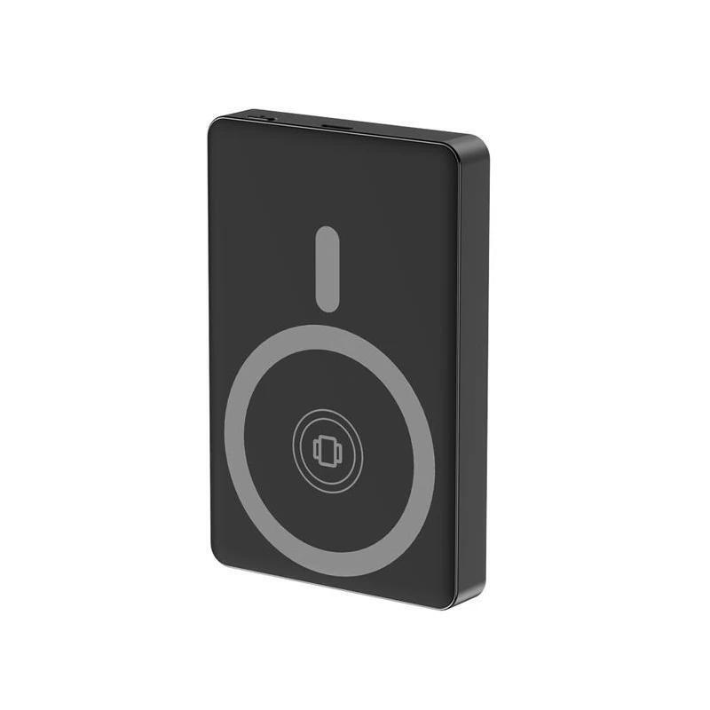 Powerbank Gembird 15 W Magnetic Wireless With Lcd 10000 Mah Black