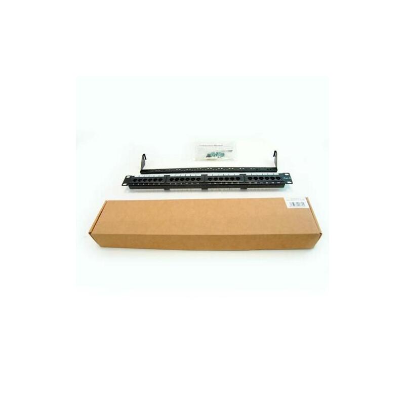 Powergreen Patch Panel 24 Puertos Cat 6