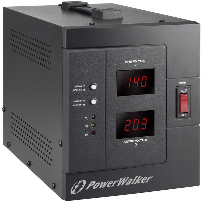 Powerwalk Avr 3000 Siv Fr Power Walker Regulador Y Estabilizador Automático De Voltaje Ca 3000va (230v)