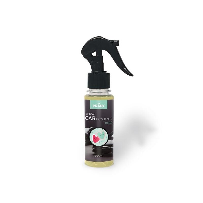 Prady Ambientador Coche Bebe - Frasco De 100 Ml - Spray Pulverizador