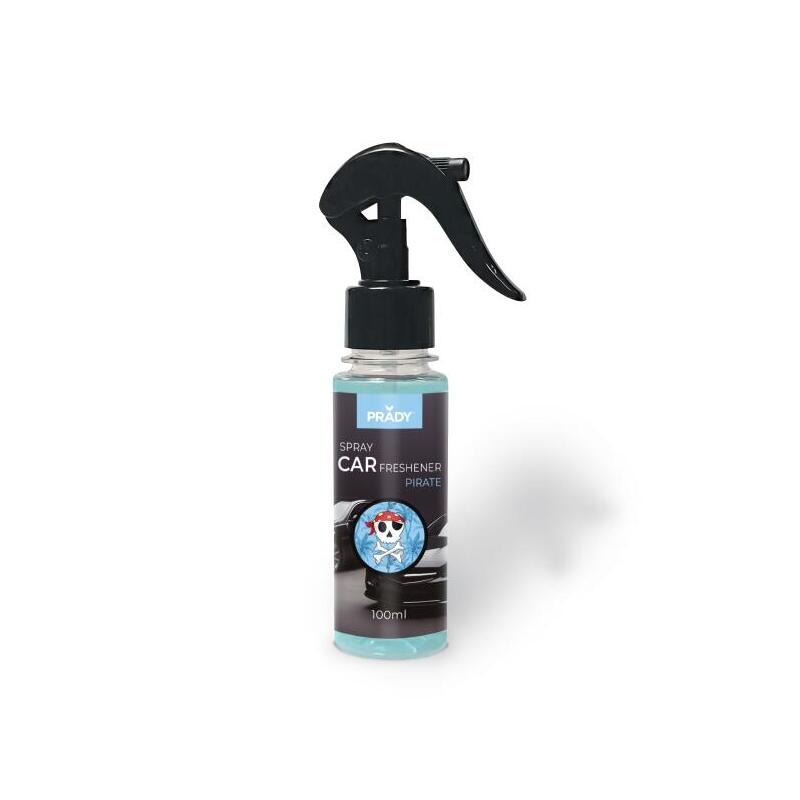 Prady Ambientador Coche Pirate - Frasco De 100 Ml - Spray Pulverizador
