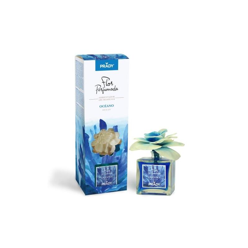 Prady Ambientador Flor Perfumada Oceano - Frasco De Cristal 90ml