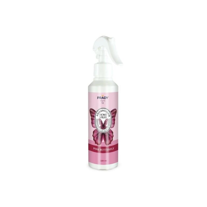 Prady Ambientador Home Spray Pink Butterfly - Frasco De 220 Ml - Spray Pulverizador