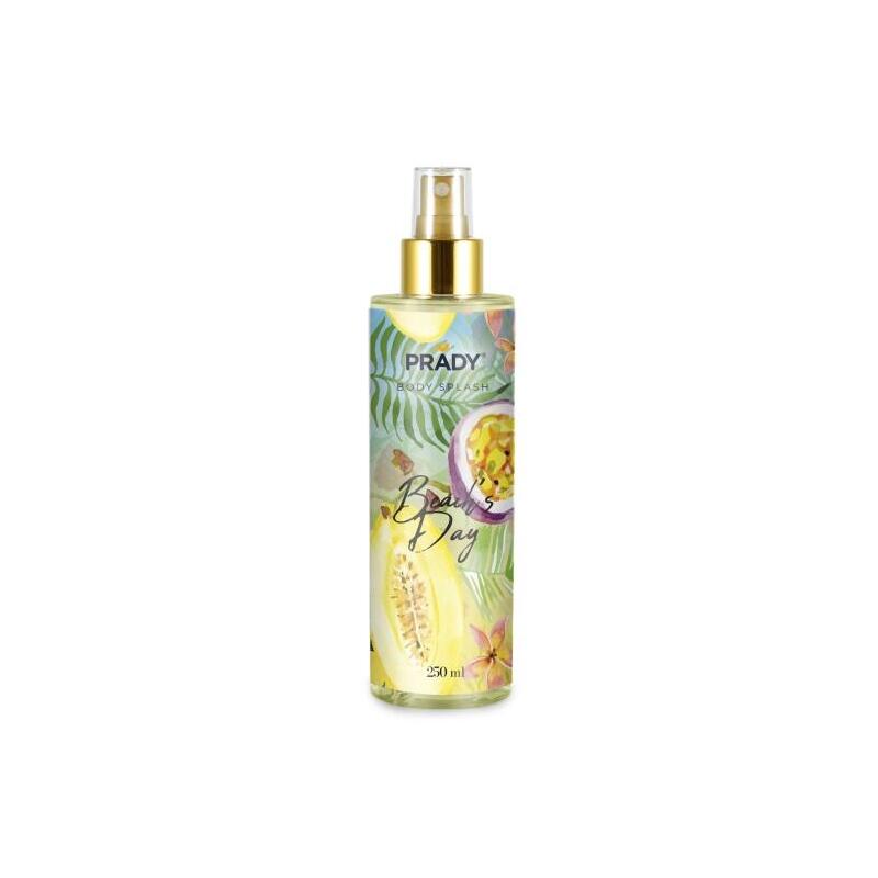 Prady Body Splash Beach Day - Frasco De 250 Ml - Spray Pulverizador