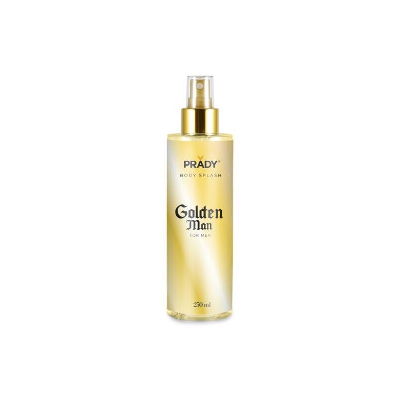 Prady Body Splash Golden Man - Frasco De 250 Ml - Spray Pulverizador