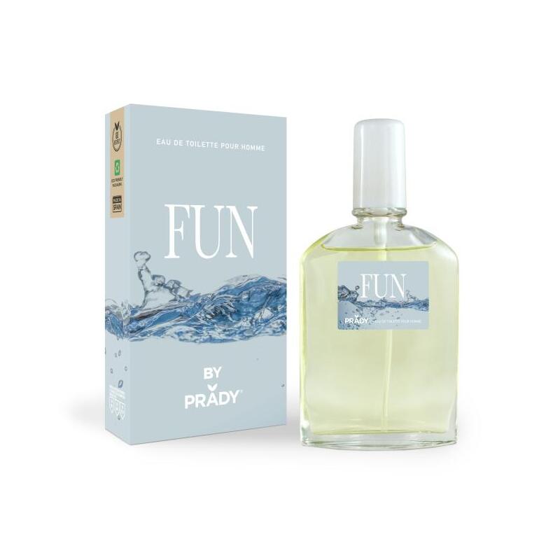 Prady Colonia De Hombre Fun - Frasco De 90 Ml - Spray Pulverizador