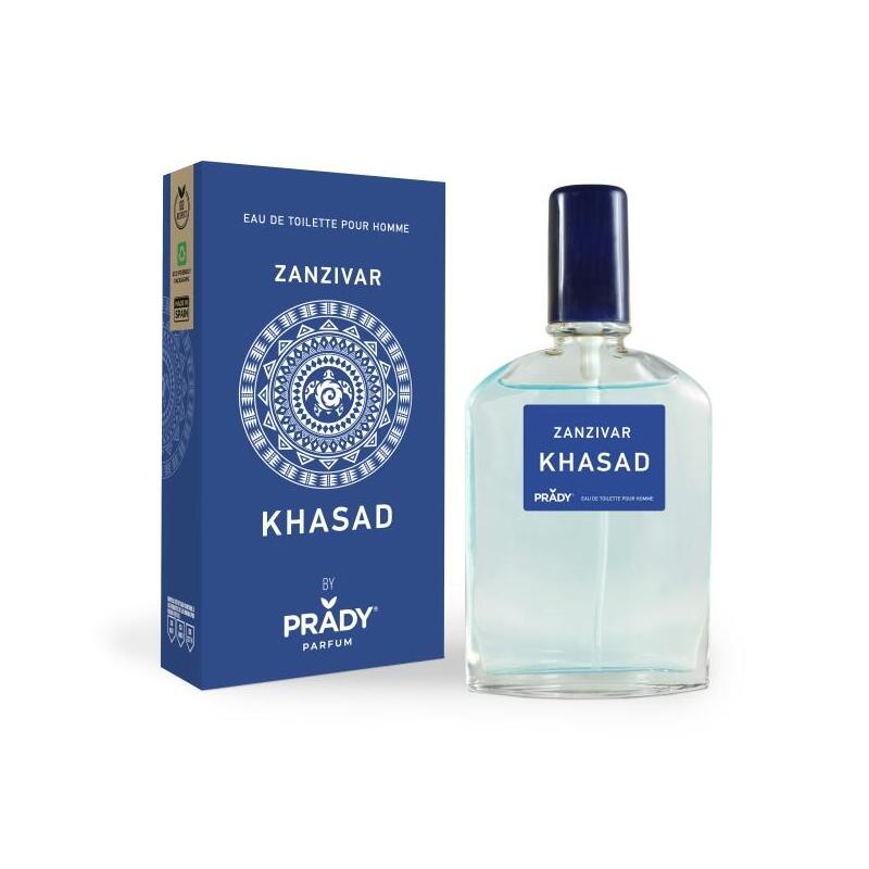 Prady Colonia De Hombre Khasad Zanzibar - Frasco De 90 Ml - Spray Pulverizador