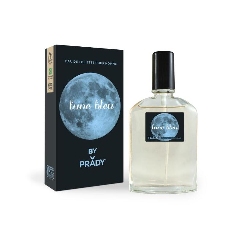 Prady Colonia De Hombre Lune Blue - Frasco De 90 Ml - Spray Pulverizador