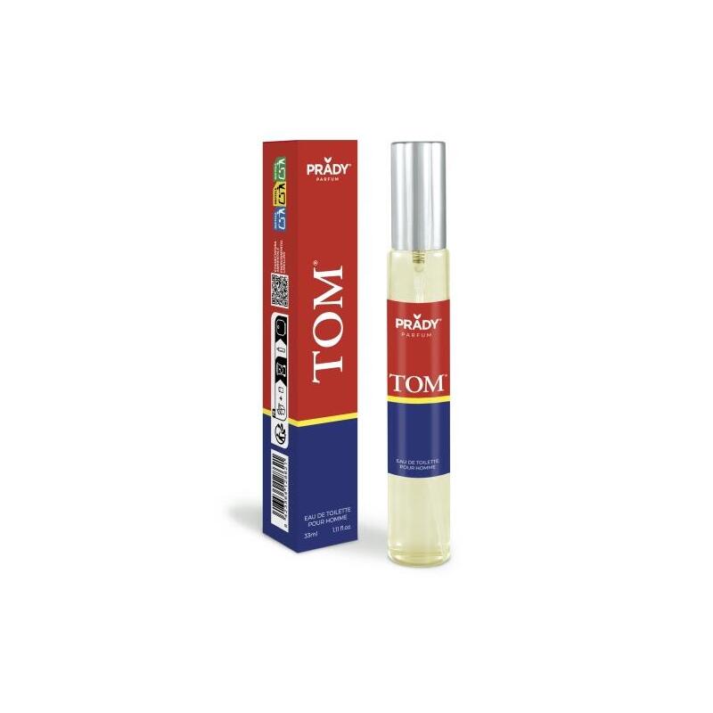 Prady Colonia De Hombre Tom - Frasco De 33 Ml - Spray Pulverizador