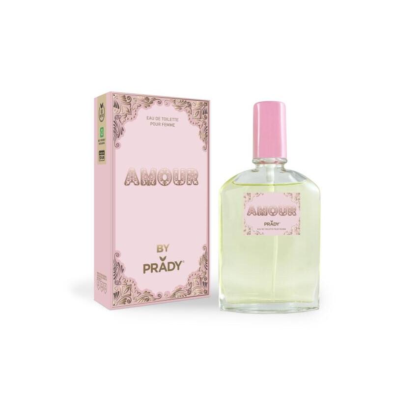 Prady Colonia De Mujer Amour - Frasco De 90 Ml - Spray Pulverizador