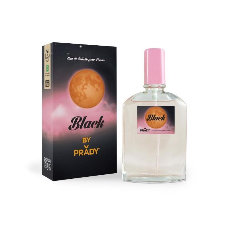 Prady Colonia De Mujer Black - Frasco De 90 Ml - Spray Pulverizador
