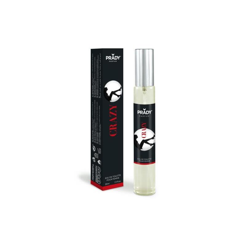 Prady Colonia De Mujer Crazy - Frasco De 33 Ml - Spray Pulverizador