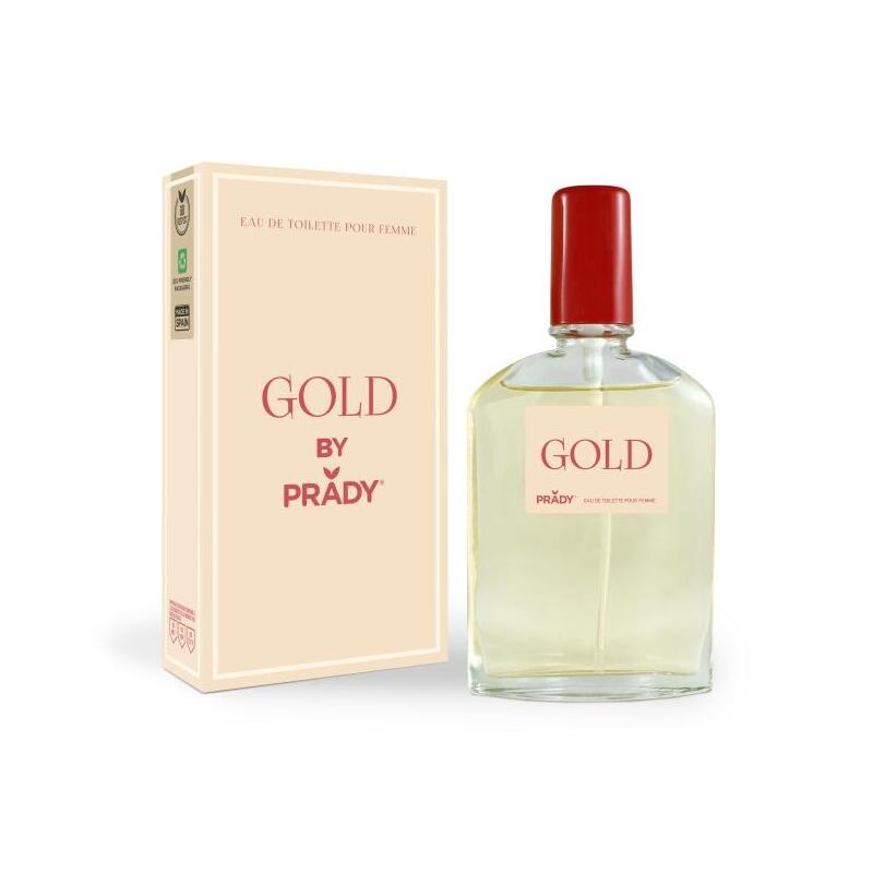 Prady Colonia De Mujer Gold - Frasco De 90 Ml - Spray Pulverizador