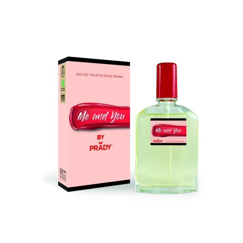 Prady Colonia De Mujer Me And You - Frasco De 90 Ml - Spray Pulverizador