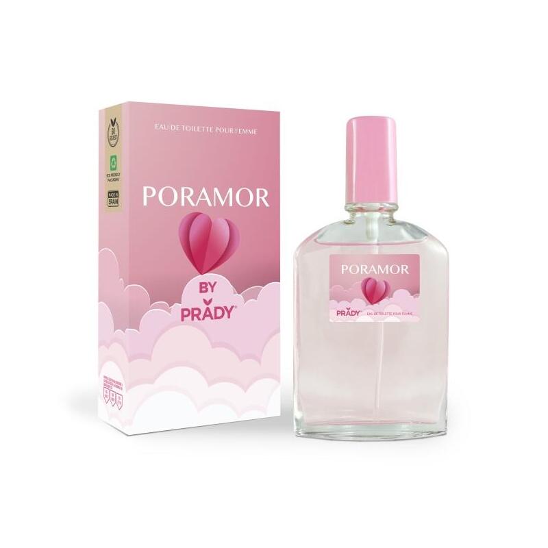 Prady Colonia De Mujer Poramor - Frasco De 90 Ml - Spray Pulverizador