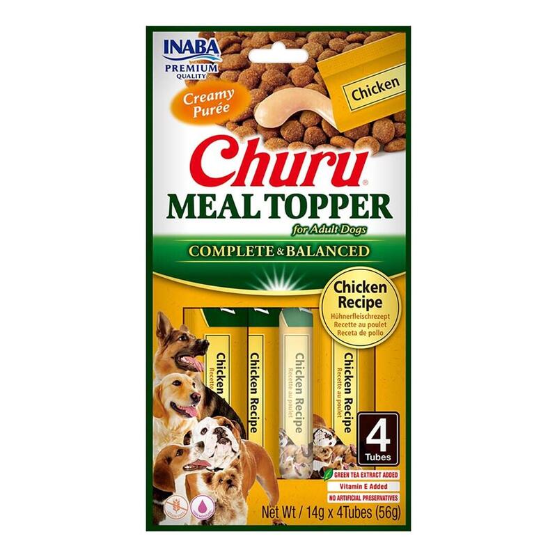 Premio Para Perros Inaba Churu Meal Topper Chicken 4 X 14g