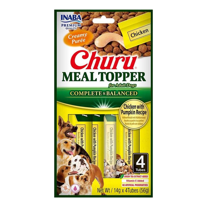 Premio Para Perros Inaba Churu Meal Topper Chicken With Pumpkin 4 X 14g