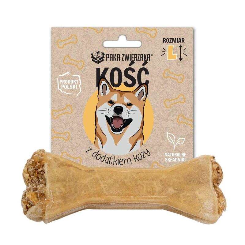 Premio Para Perros Paka Zwierzaka Bone With Goat L 13,5 Cm 70g