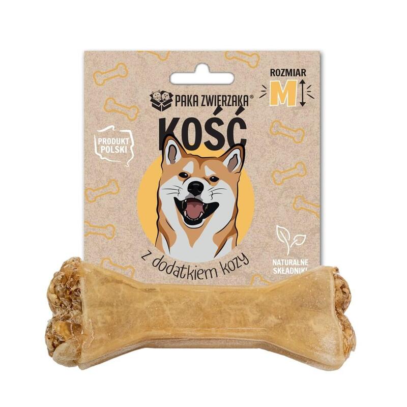 Premio Para Perros Paka Zwierzaka Bone With Goat M 12 Cm 55g