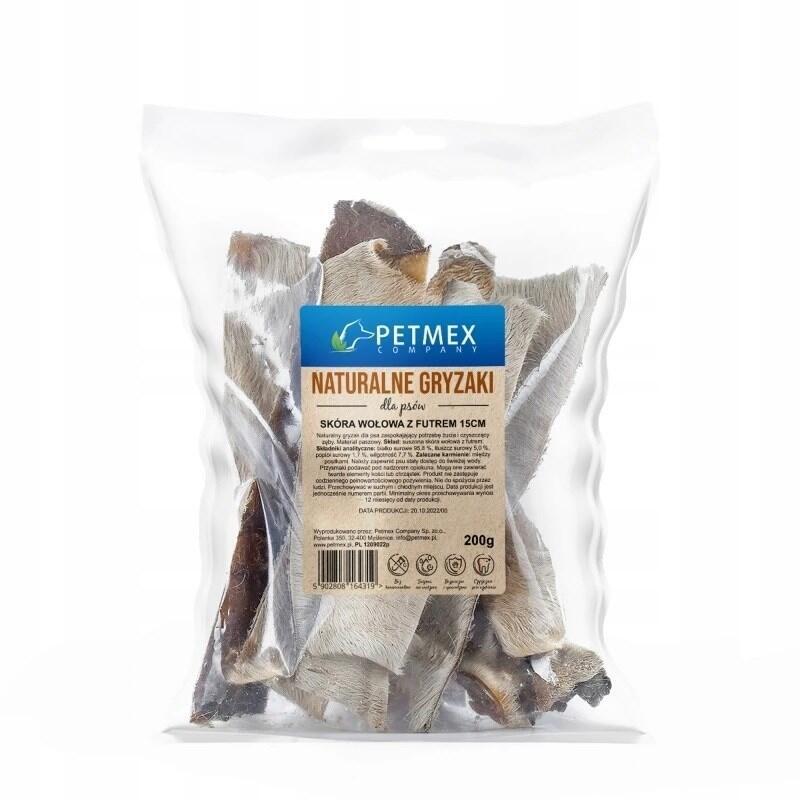 Premio Para Perros Petmex Coven Cuero Con Pelo 15 Cm 200g