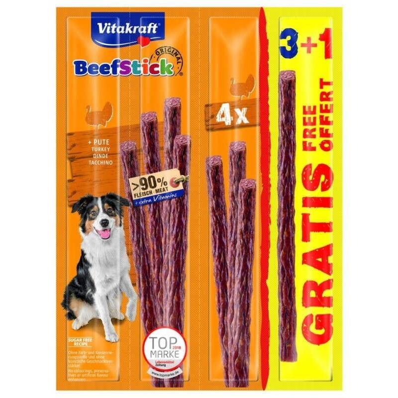 Premio Para Perros Vitakraft Beef Stick Turkey 3 + 1