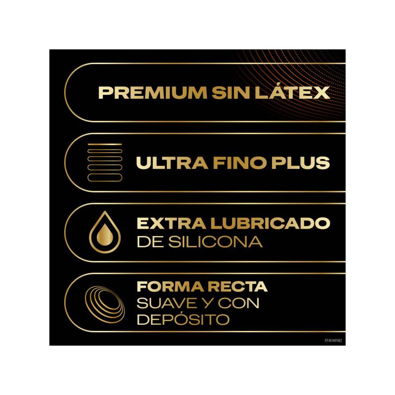 Durex - Conexión Total Ultra Fino Plus Sin Látex 10 Unidades
