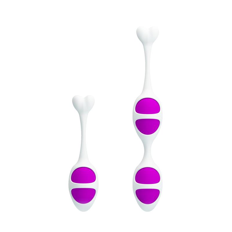 Pretty Love Bolas Ovaladas Kegel Color Púrpura