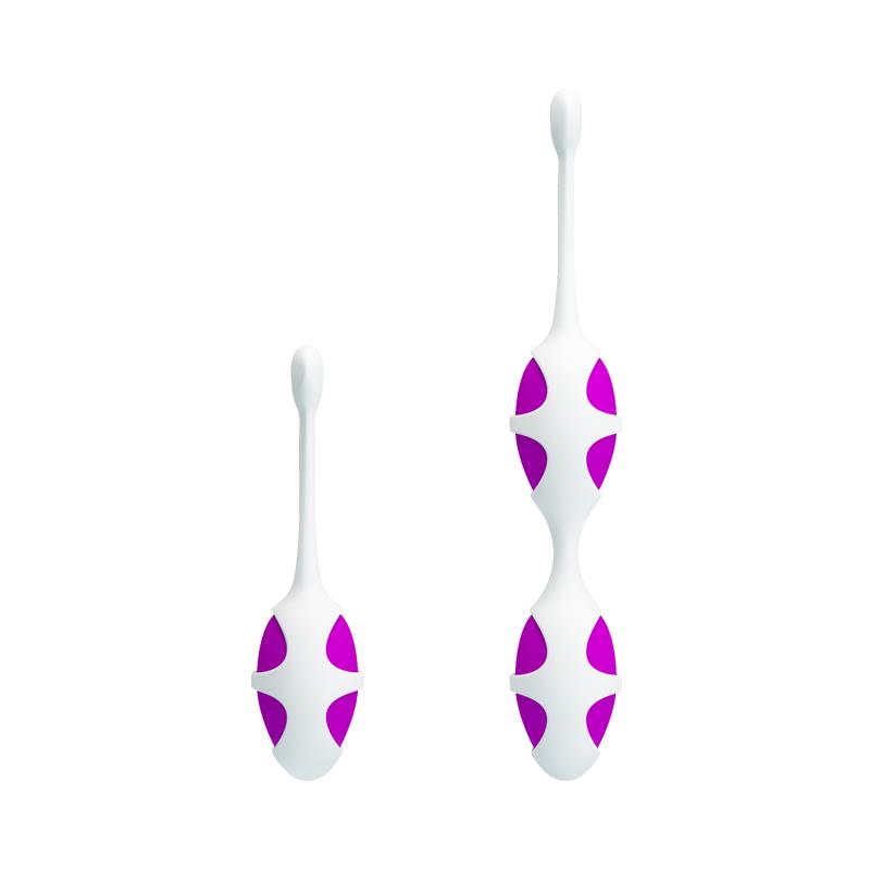 Pretty Love Bolas Ovaladas Kegel Color Púrpura