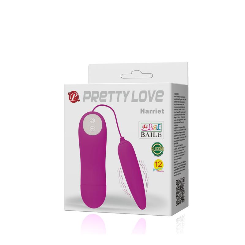 Pretty Love Huevo Vibrador Harriet Color Púrpura