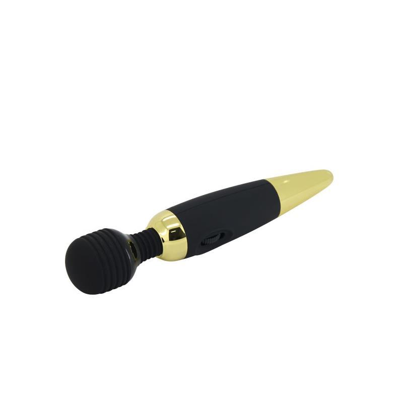 Pretty Love Masajeador Power Wand Negro Y Dorado
