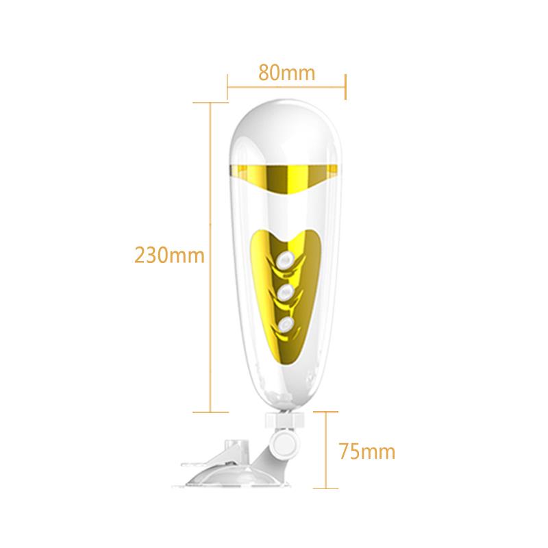 Pretty Love Masturbador Sally Blanco Y Dorado