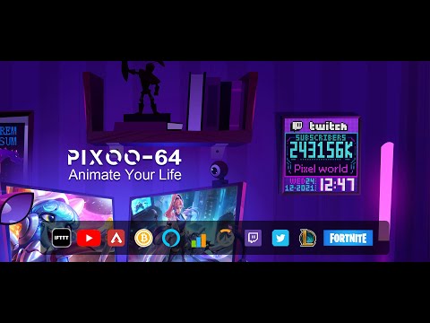 EAN 6958444603780 - Divoom Pixoo64 marco fotográfico digital Negro Wifi