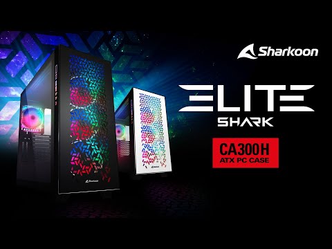 EAN 4044951030156 - Sharkoon ELITE SHARK CA300H Torre Negro