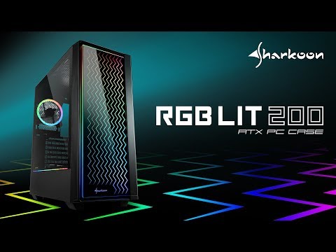 EAN 4044951028160 - Sharkoon RGB LIT 200 Midi Tower Negro