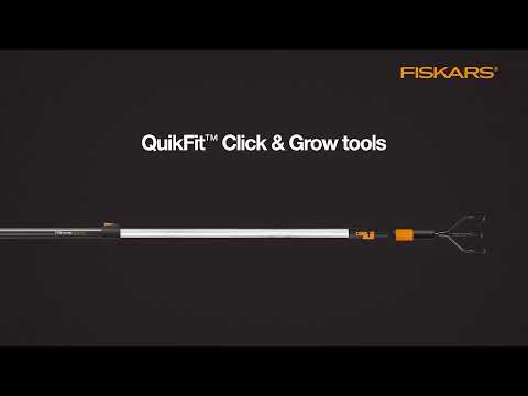 EAN 5905568540423 - Fiskars QuikFit Negro, Naranja Cultivadora manual