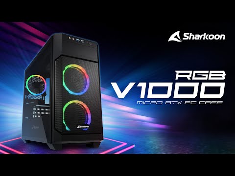 EAN 4044951035052 - Sharkoon V1000 RGB Micro Torre Negro