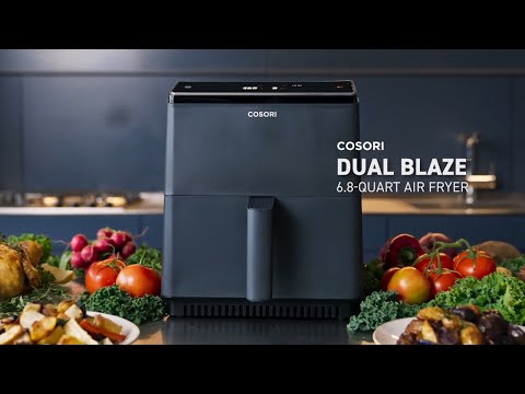 EAN 0810123671496 - Cosori Dual Blaze Sencillo 6,4 L Independiente 1700 W Freidora de aire caliente Gris Oscuro