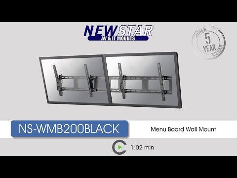 EAN 8717371447373 - Neomounts NS-WMB200BLACK soporte para pantalla de señalización 132,1 cm (52") Negro
