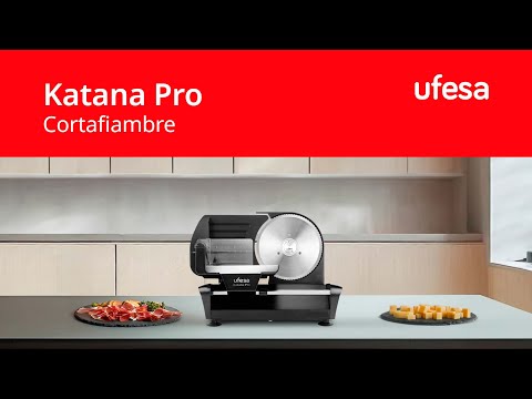 EAN 8422160058868 - Ufesa Katana Pro rebanadora Eléctrico 200 W Negro, Acero inoxidable Plástico, Acero inoxidable